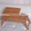 portable bamboo folding laptop table desk stand tray