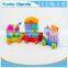 colorful Wood stocking Train Toys animal shape Blocks Education Gift