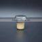 Grey aluminium cap with synthestic cork for glass bottle stopper