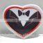 Heart shape Blank polymer valentine's ornament for sublimation