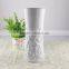 Modern Pure White Sculpture Ceramic Vase, Custom Design Accepted