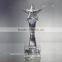 Wholesale clear custom models acrylic award trophy