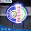Custom made full color round and square lighting bar sign