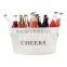 'HAPPY HOUR' Metal ice bucket