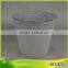 Outdoor Large Size Garden Nonwoven Silver Standing Pot for Plant