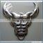 Stainless Steel Wall Art Bull Sculpture