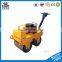 China supply walk-behind double drum vibratory road roller