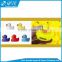 Promotional colorful soft mini lovely animal shape rubber floating animal toys for kids