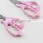 Pink Handle Stainless Steel Blade Scissors with Two Sizes