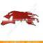 bunny animal abs plastic car body sticker lapel pin with antique plating badges emblems