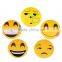 Soft Emoji Smiley Emoticon Yellow Round Cushion Pillow Stuffed Plush Toy Doll Christmas Present New