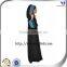 Black color cuffs embroidery women abaya sale