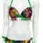 Wholesale high quality Cheap Price Sexy Women Printed polyester/spandex Bikini Swimwear /womens Swimsuits