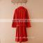 100% polyester women's micro fleece bathrobe, polar fleece bathrobe,nightwear gown
