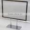 Chrome counter top A4 size photo frames advertising equipment