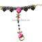 Europe fashion lace jewelry sets wholesale windmill charm bracelet jewelry with ring set