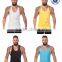 Soft cotton custom gym singlet tank top for men custom gym singlet plain tank top