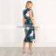 2017Guangzhou Wholesale summer One-piece Dress deep V sexy dress