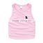 Wholesale summer sleeveless cotton boys casual children tops