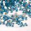 Wholesale Aquamarine Non Hotfix Rhinestone Flatback