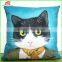 painting Cartoon cat Home Decor sofa Cushion Covers Pillow Case