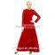 women fashion hemp muslim dress/xge muslim sd d flower abaya kaftandress/ islamic muslim women dress