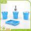 4 pieces hotel plastic bathroom set
