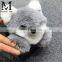 2016 Luxury Bunny Patten Fur Car Fox Shape Accessory Real Rex Rabbit Fur Keychains