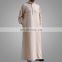 Latest hooded kuwait style men thobe arabic men daffah thobe