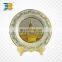Jiabo Custom gold plating buddhism buldings metal souvenir plate