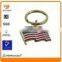 Custom American Flag Souvenir Cheap Enamel Iron Keychain