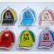 Hat shape custom logo card inserted Acrylic keychain