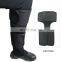Soft breathable material ankle gun holster with metal snap