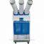 Industrial portable air conditioner with pushing hands