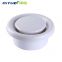 Ceiling plastic round valve air vent for kitchen and toilet