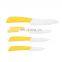 Wholesale money plastic handle multi color ceramic fruit knives