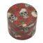 D40mm& H39.5mm Zinc alloy smoke grinder flat pattern tobacco accessory with 4-layer and colorful logo for tobacco, cigarette,smoking