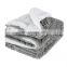 Reversible Sherpa Backing Flannel Fleece Throw Blanket For Winter