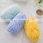 Multi color bulky 100% polyester baby yarn