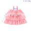 Light Pink Girls Clothing Set 3 Ruffles Suspenders Top Bowknot shorts Set Baby Girls 2 Piece Outfits