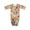 Infant Christmas Raglan Gown Toddler Sleeper Baby Gowns