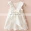 2018 Lovely Baby Girl Dress Backless Bowknot Summer Princess White Kids Dress