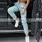 Hot women sexy customized logo Drawstring causal plain sweat pants joggers