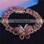 Hiphop Ladies butterfly diamond bracelet Girl Women Gold Silver Pink Bracelet Female boutique jewels party wear gift