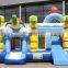 Clown Fish Turtle Kids Inflatable Bounce House With Slide, Blow Up Bounce Houses