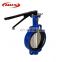 manufacturing high quality ductile iron wafer type butterfly valve