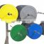 Gym equipment barbell weight plate rubber weight plate color weight lift bumper plate