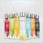 Multi color fashionable water bottle 650ml lemon water bottle