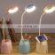 Eye Protection  kids Anti-glare led desk lamp usb charged 2000 maAH battery inside led desk lamp dimmable touch  LED desk lamp