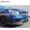 C63 front lip fit for MB C-class W205 C63 2014-2016year sedan to B-style carbon fiber C63 carbon front spoiler